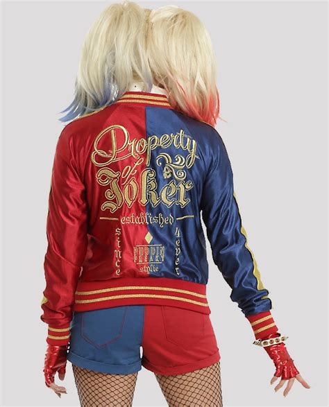 harley quinn replica jacket|harley quinn jacket adult.